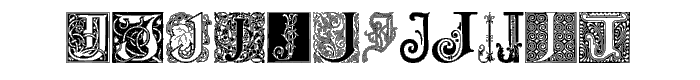 Ornamental Initials J font